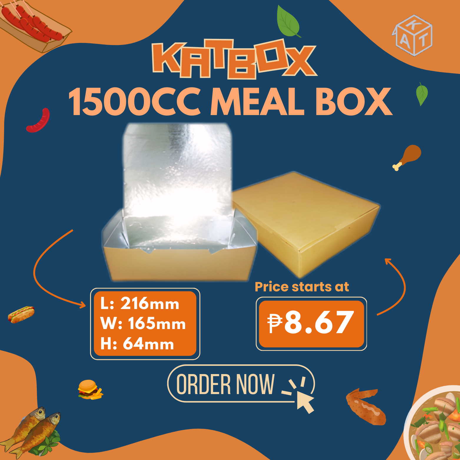 1500cc Meal Box